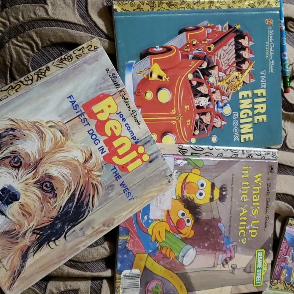 3 collectible golden books